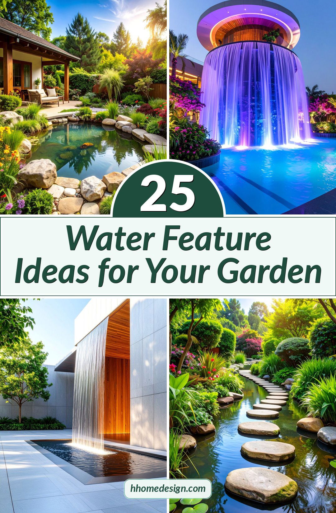 25 Water Feature Ideas for Your Garden