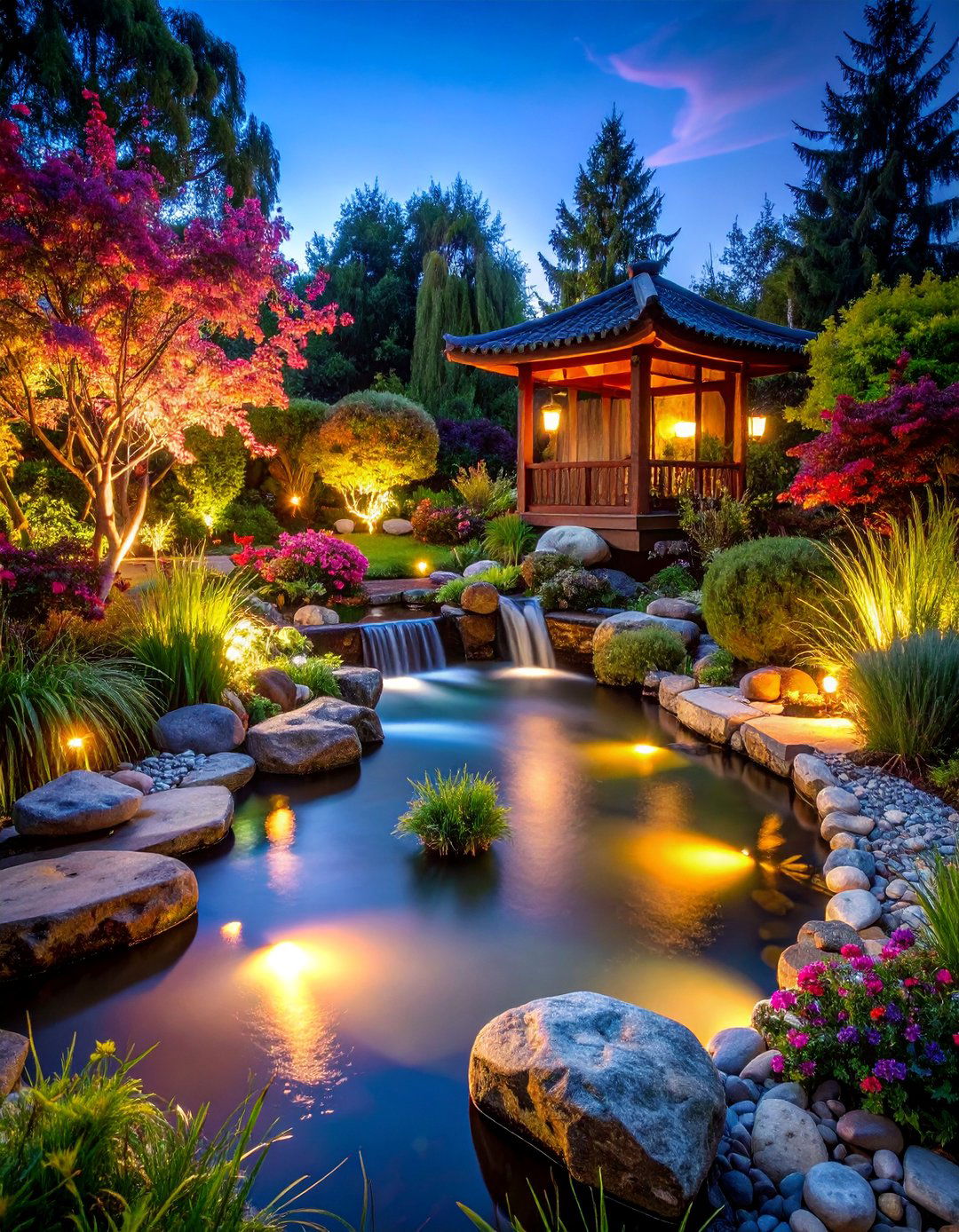 Water Garden Tranquility - 25 Small Walled Garden Ideas