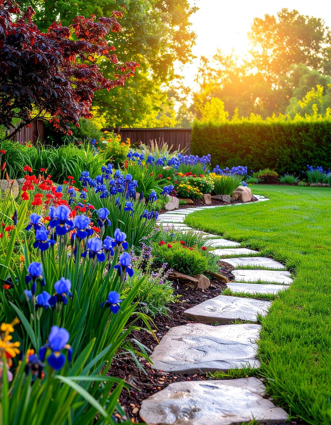 Water Wise Wildflower Rain Garden - 25 Wildflower Garden Ideas
