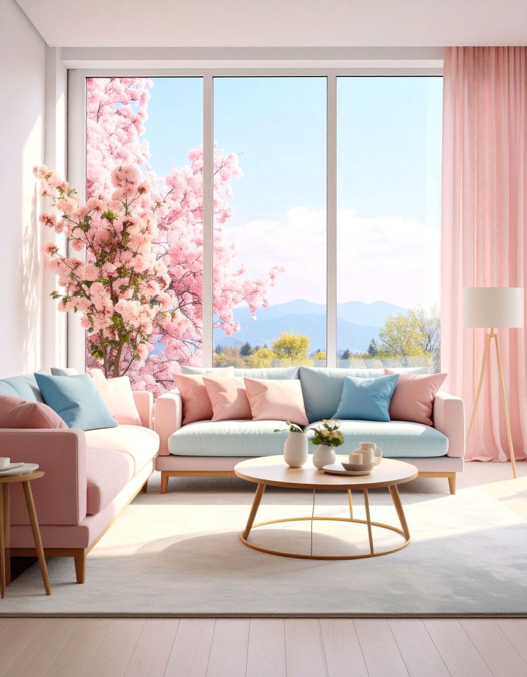 Watercolor Ombre Gradient Window Film - 25 Window Film Designs