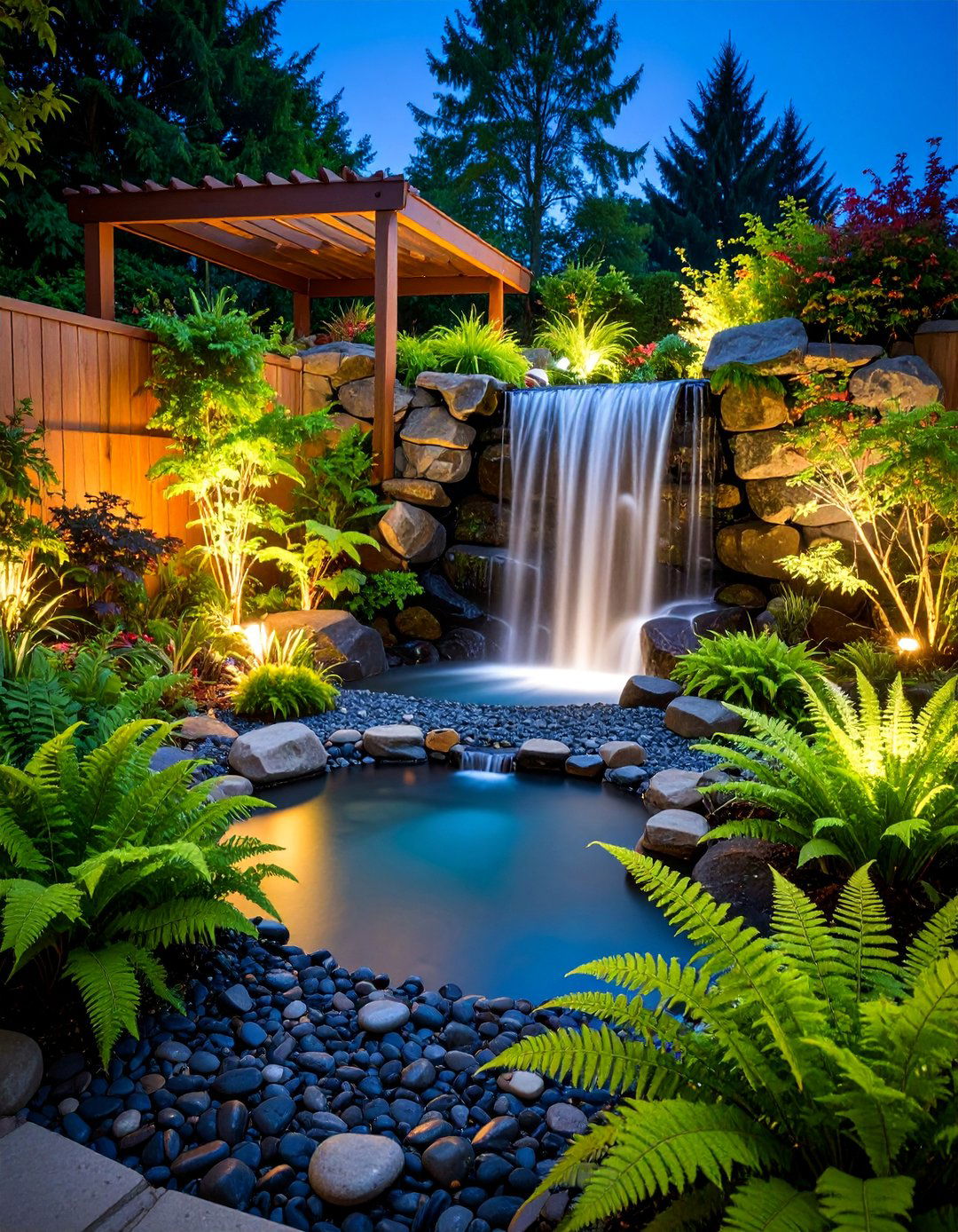 Waterfall Rock Zen Garden - 25 Zen Garden Ideas