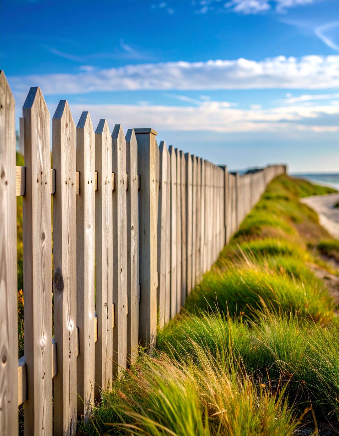 Weathered Gray Board on Board with Natural Finish - 25 Board on Board Fence Ideas