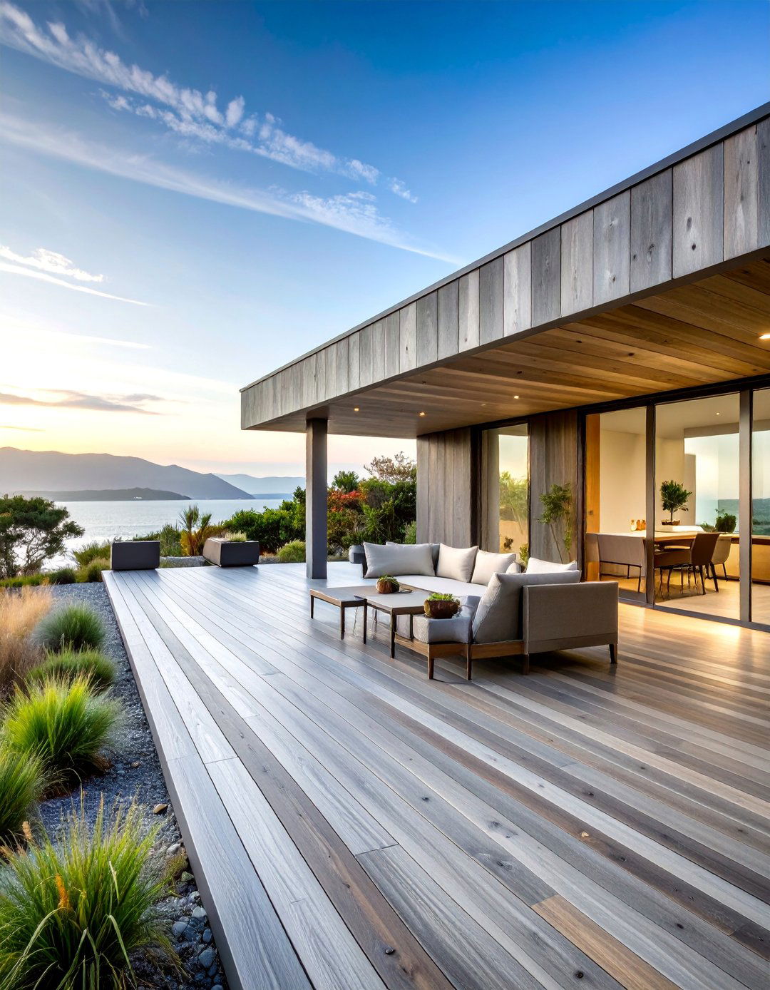 Weathered Gray Driftwood Style Wall - 25 Wood Retaining Wall Ideas