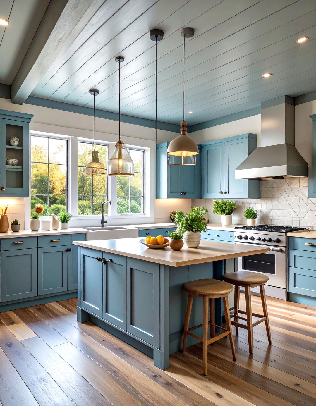 Weathered Gray Shiplap Ceiling - 25 Shiplap Ceiling Ideas