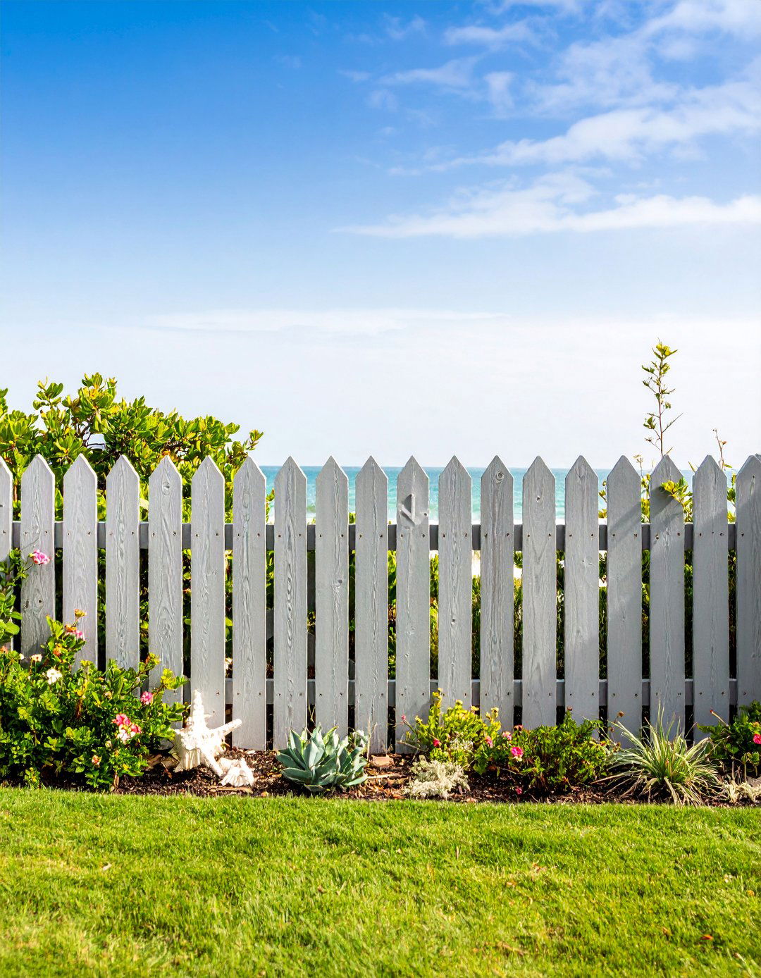 Weathered Grey Coastal Fence - 25 Fence Paint Colours