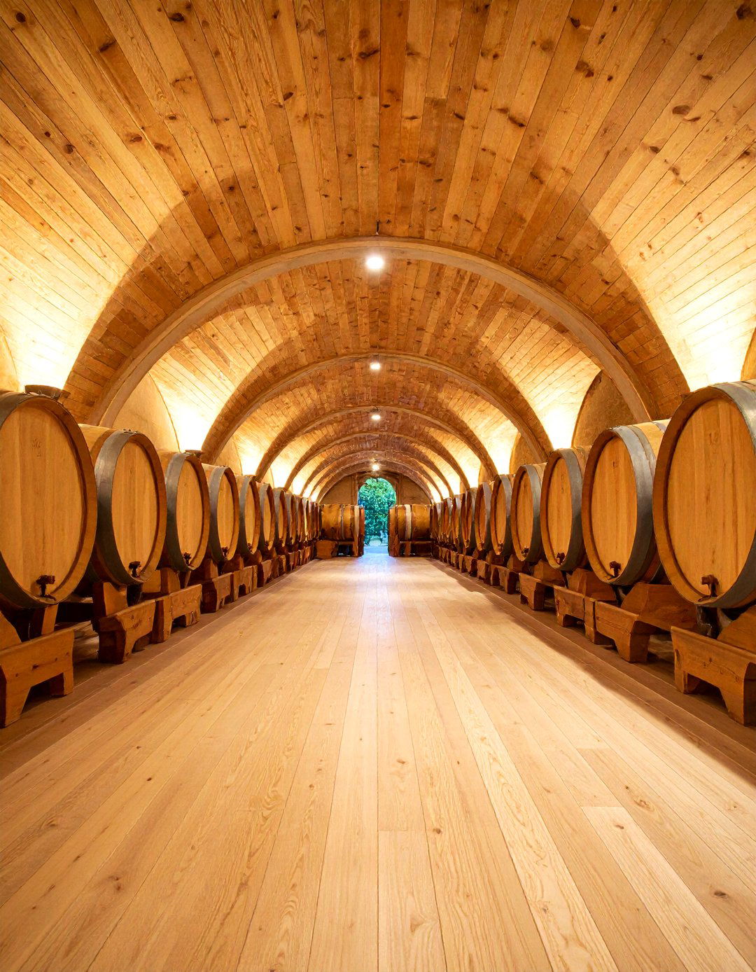 Weathered Oak Barrel Vault Ceiling - 25 Rustic Ceiling Ideas