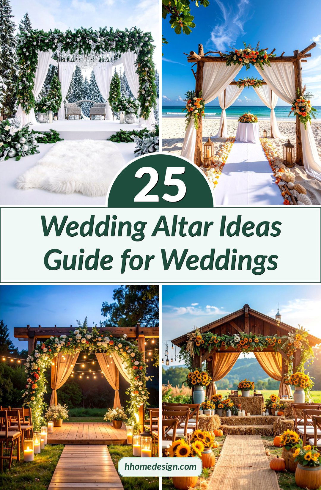 25 Wedding Altar Ideas Guide for Weddings