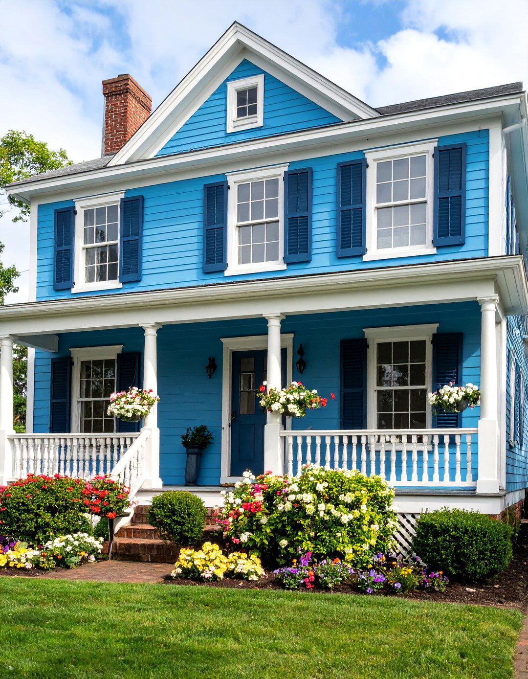 Wedgwood Blue Colonial Elegance - 25 Blue Exterior House Colors