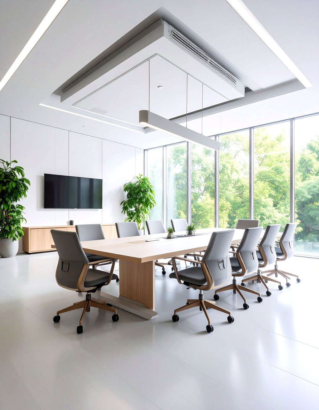 Wellness Focused Conference Room with Ergonomic Health Features - 25 Conference Room Design Ideas and Inspiration