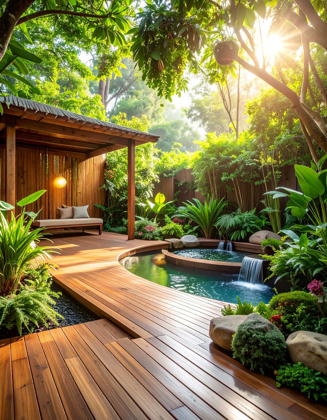 Wellness Retreat Space with Meditation and Yoga Areas - 25 Large Backyard Ideas