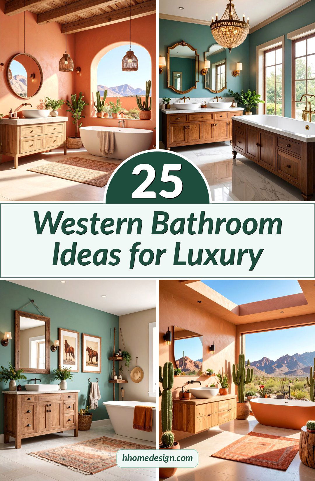 25 Western Bathroom Ideas for Luxury