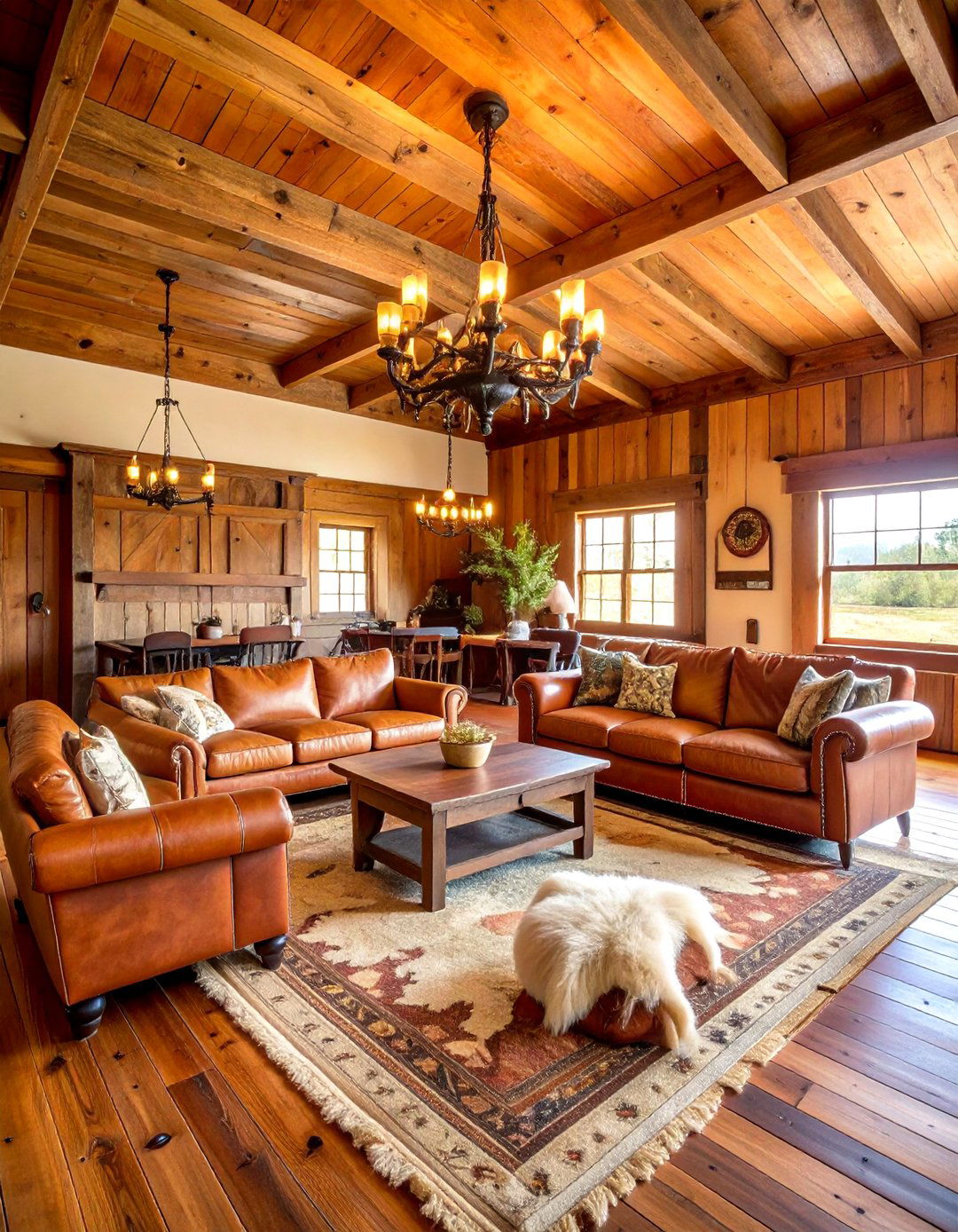 Western Ranch Cigar Bunkhouse with Cowboy Character - 25 Cigar Room Ideas