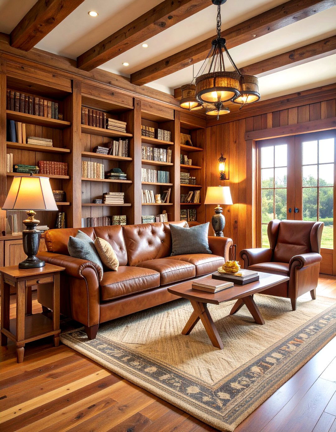 Western Reading Nook Living Room - 25 Western Living Room Ideas
