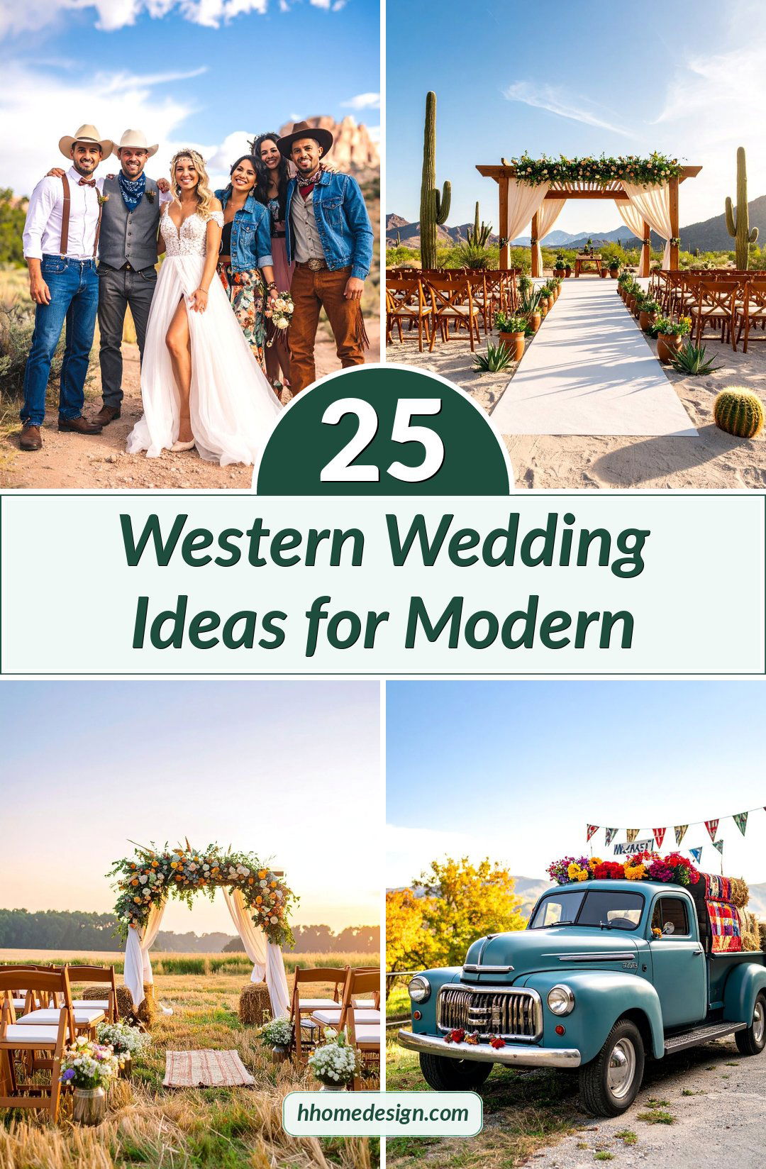 25 Western Wedding Ideas for Modern