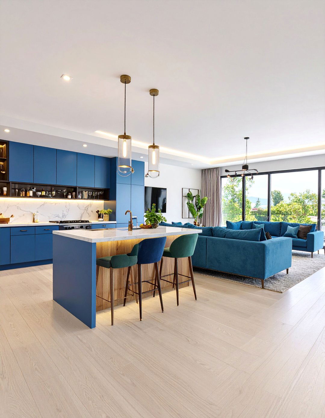 Wet Bar Entertainment Hub - 25 70s Living Room Ideas