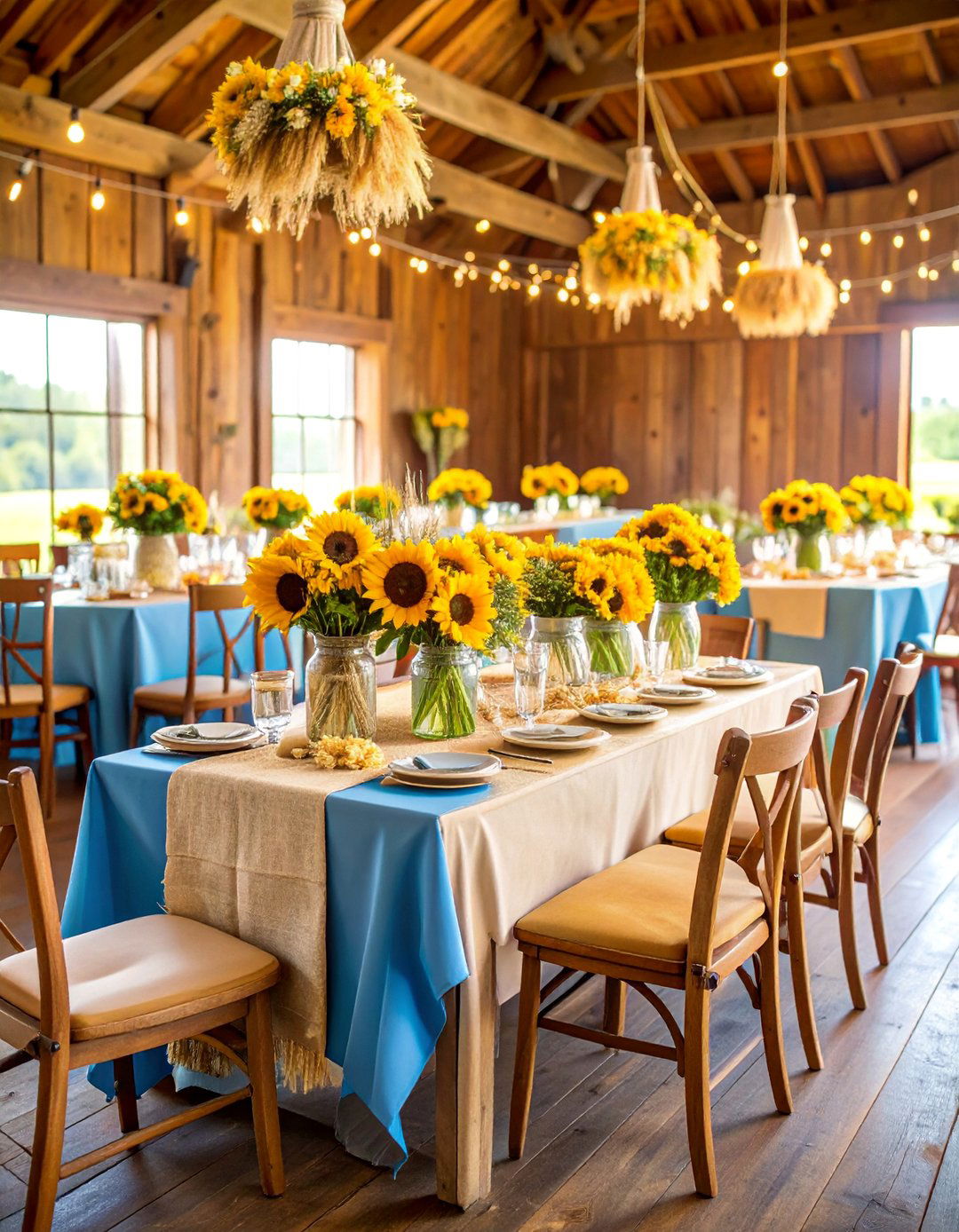 Wheat Bundle and Burlap Rustic Country Wedding - 25 Fall Wedding Décor Ideas