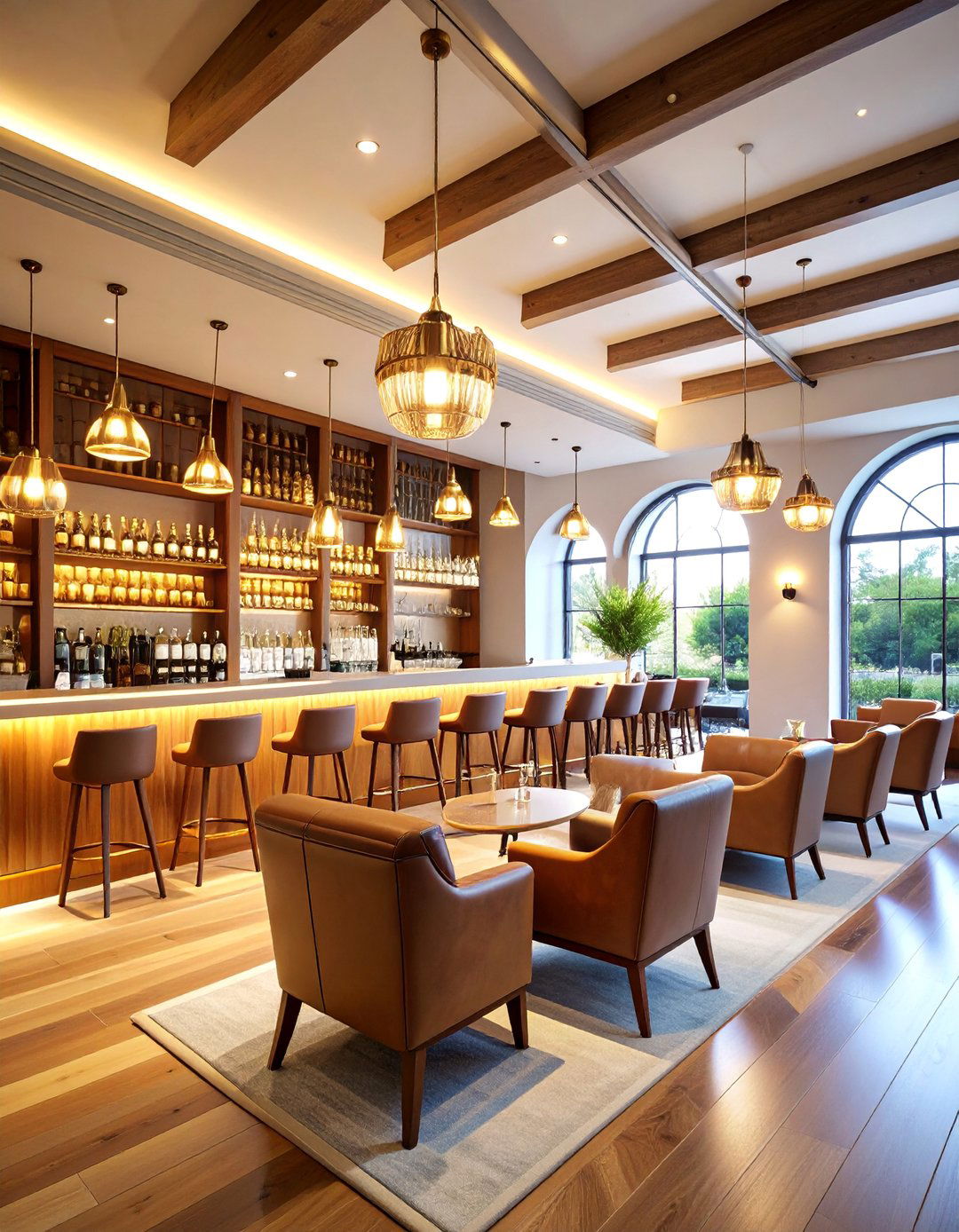 Whiskey Tasting Lounge with Premium Bar Setup - 25 Man Cave Design Ideas