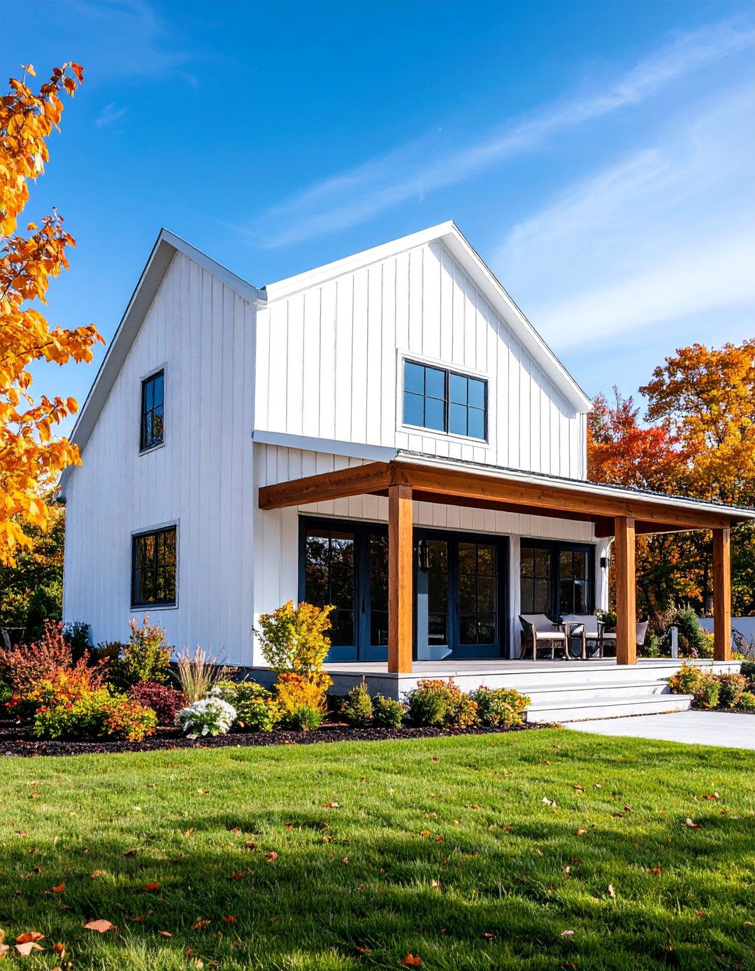 White Barndominium Rustic Modern - 25 White Home Exterior Ideas