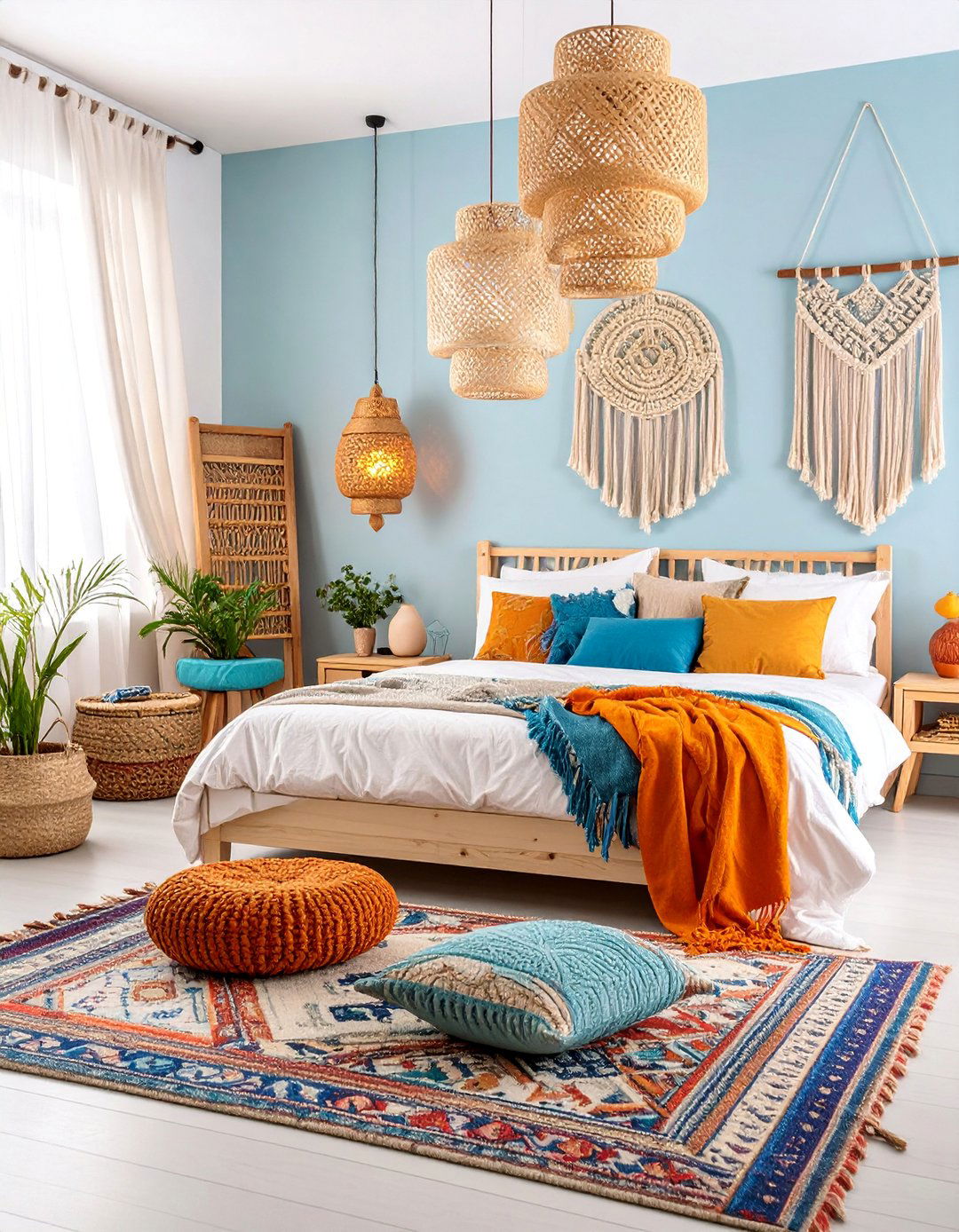 White Eclectic Global Bedroom - 25 White Bedroom Ideas