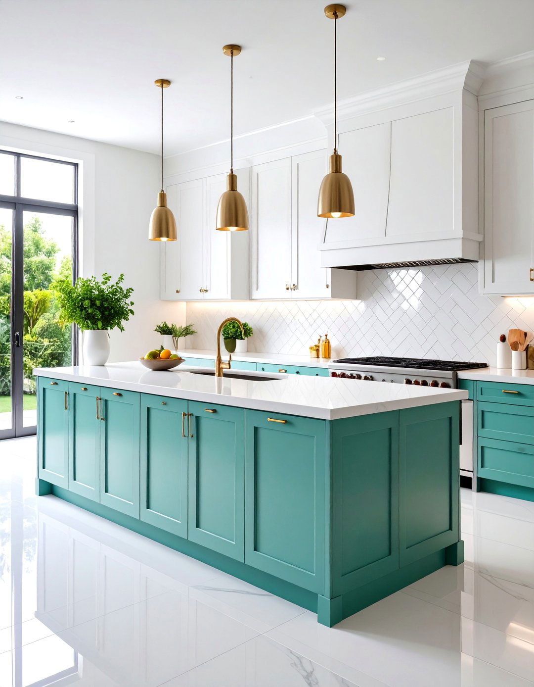 White Full Height Kitchen Backsplash - 25 White Kitchen Backsplash Ideas