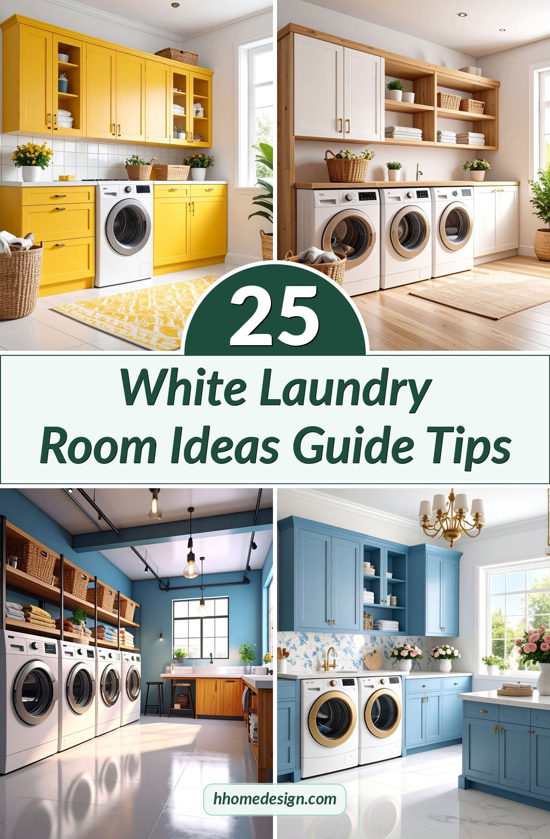 25 White Laundry Room Ideas Guide Tips