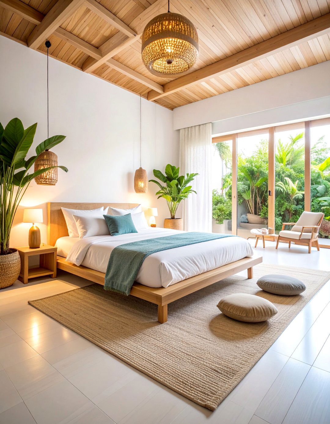 White Luxury Spa Bedroom - 25 White Bedroom Ideas