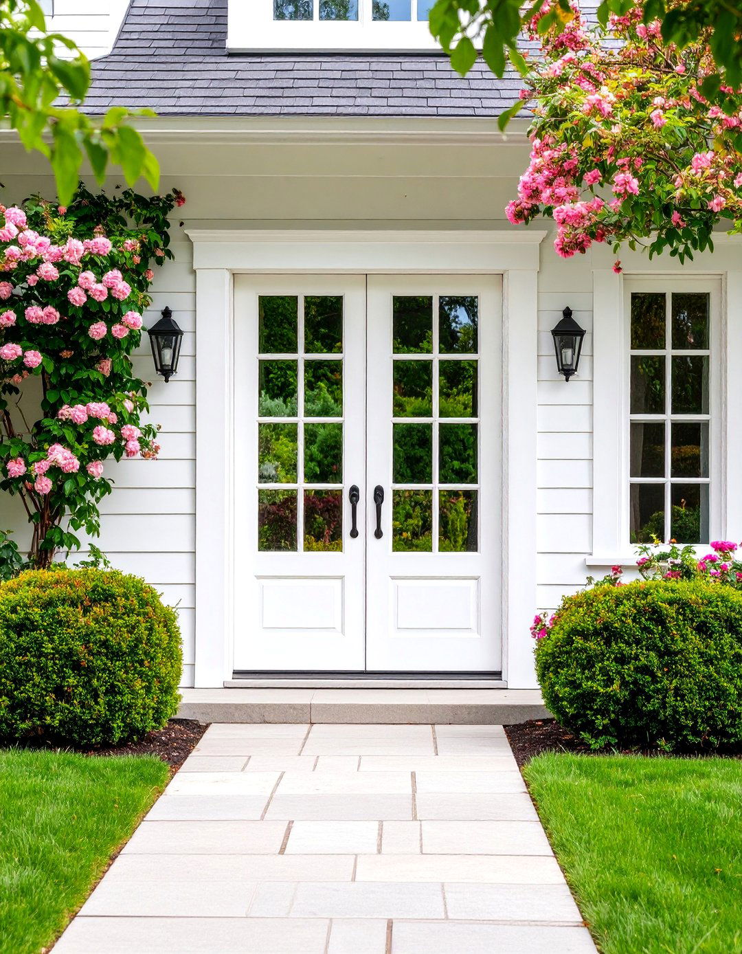 White Patio Doors for Timeless Classic Appeal - 25 Patio Door Ideas