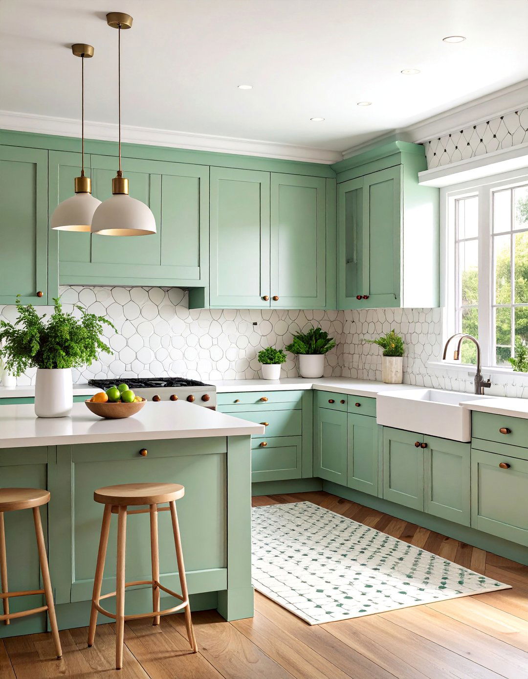 White Penny Round Kitchen Backsplash - 25 White Kitchen Backsplash Ideas
