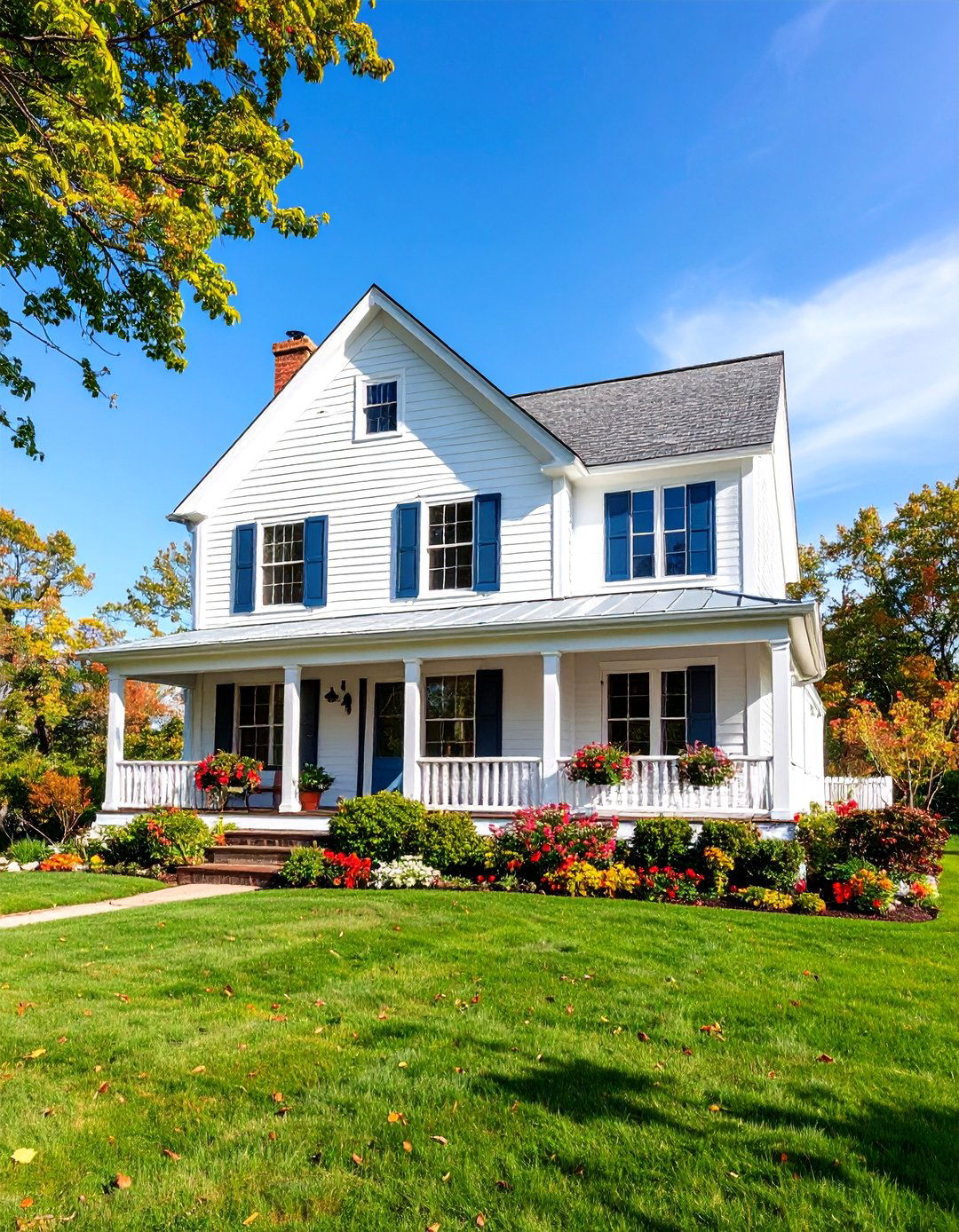 White Shaker Style Simplicity - 25 White Home Exterior Ideas