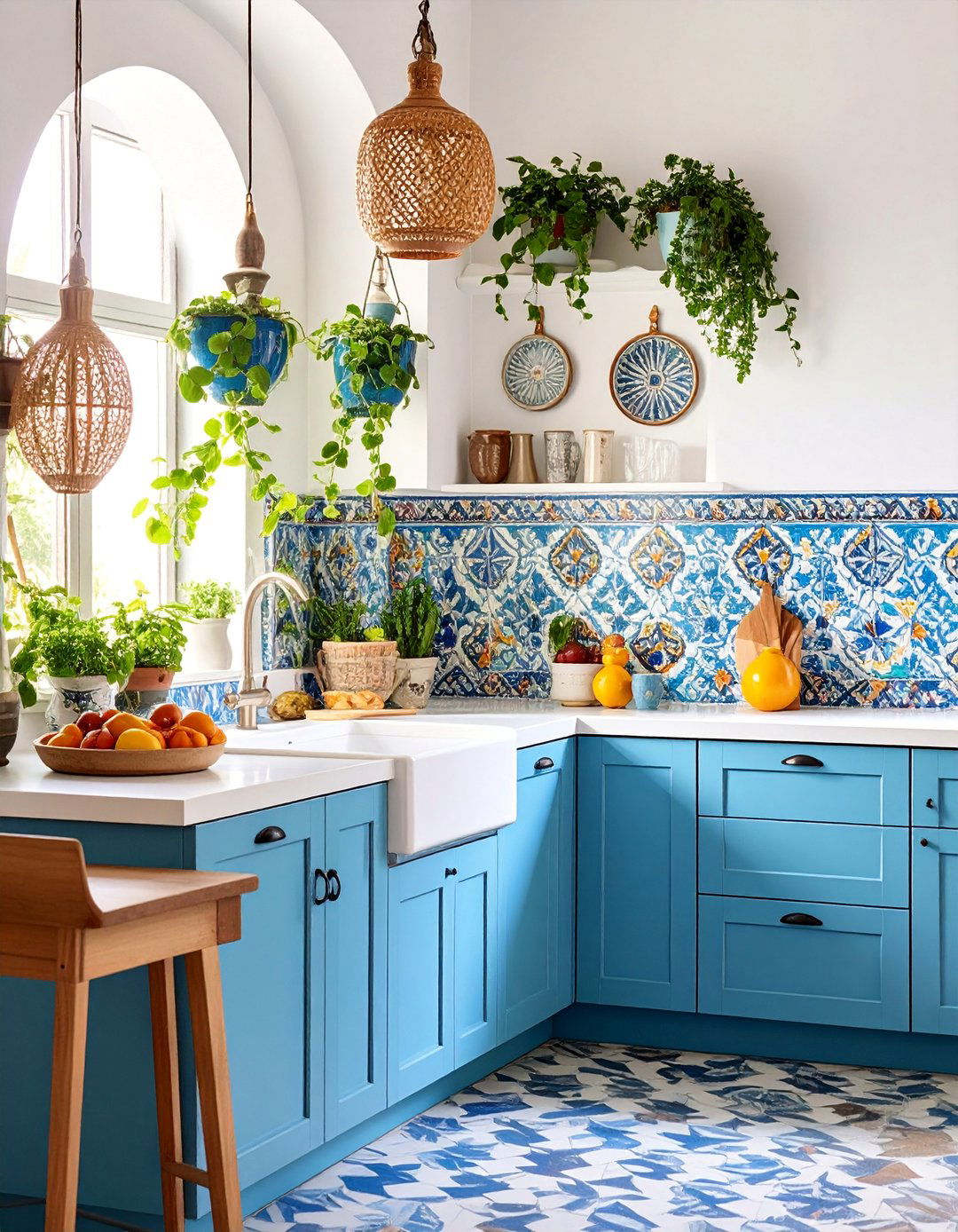 White Zellige Kitchen Backsplash - 25 White Kitchen Backsplash Ideas