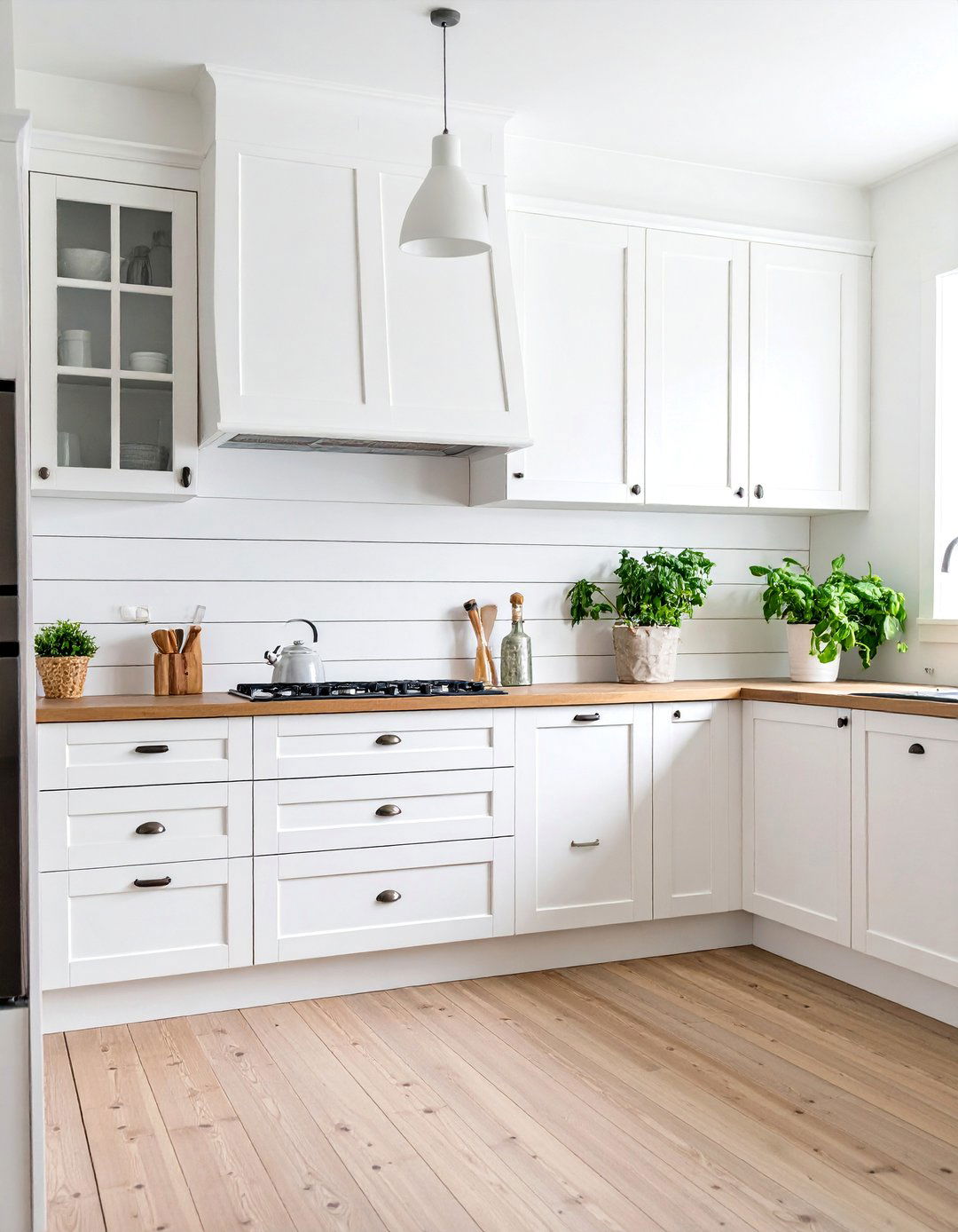 Whitewashed Shiplap Wainscoting for Farmhouse Charm - 25 Rustic Wainscoting Ideas