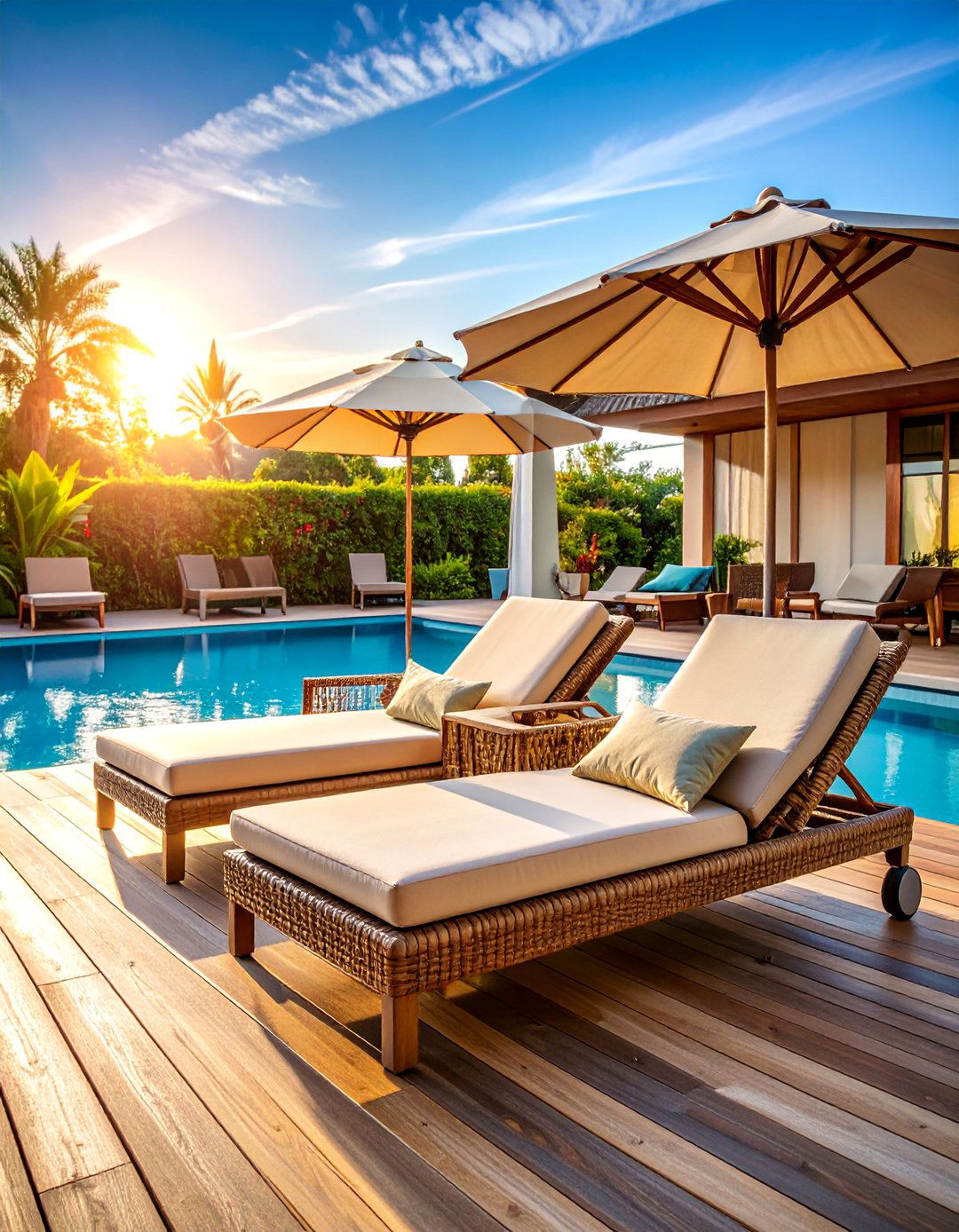 Wicker Chaise Lounge Collection - 25 Outdoor Furniture Ideas