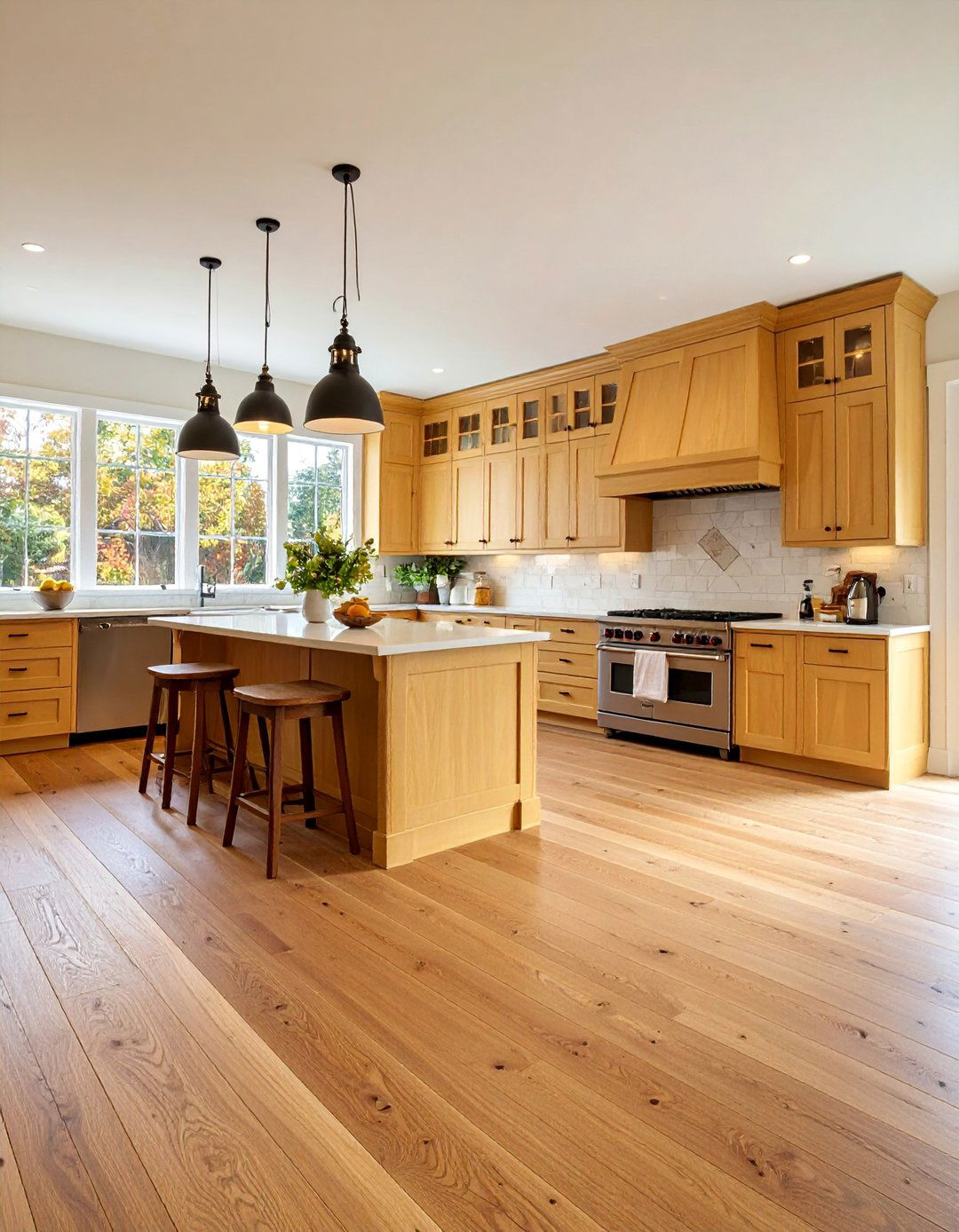 Wide Plank Wood Flooring Country Kitchen - 25 Country Kitchen Ideas