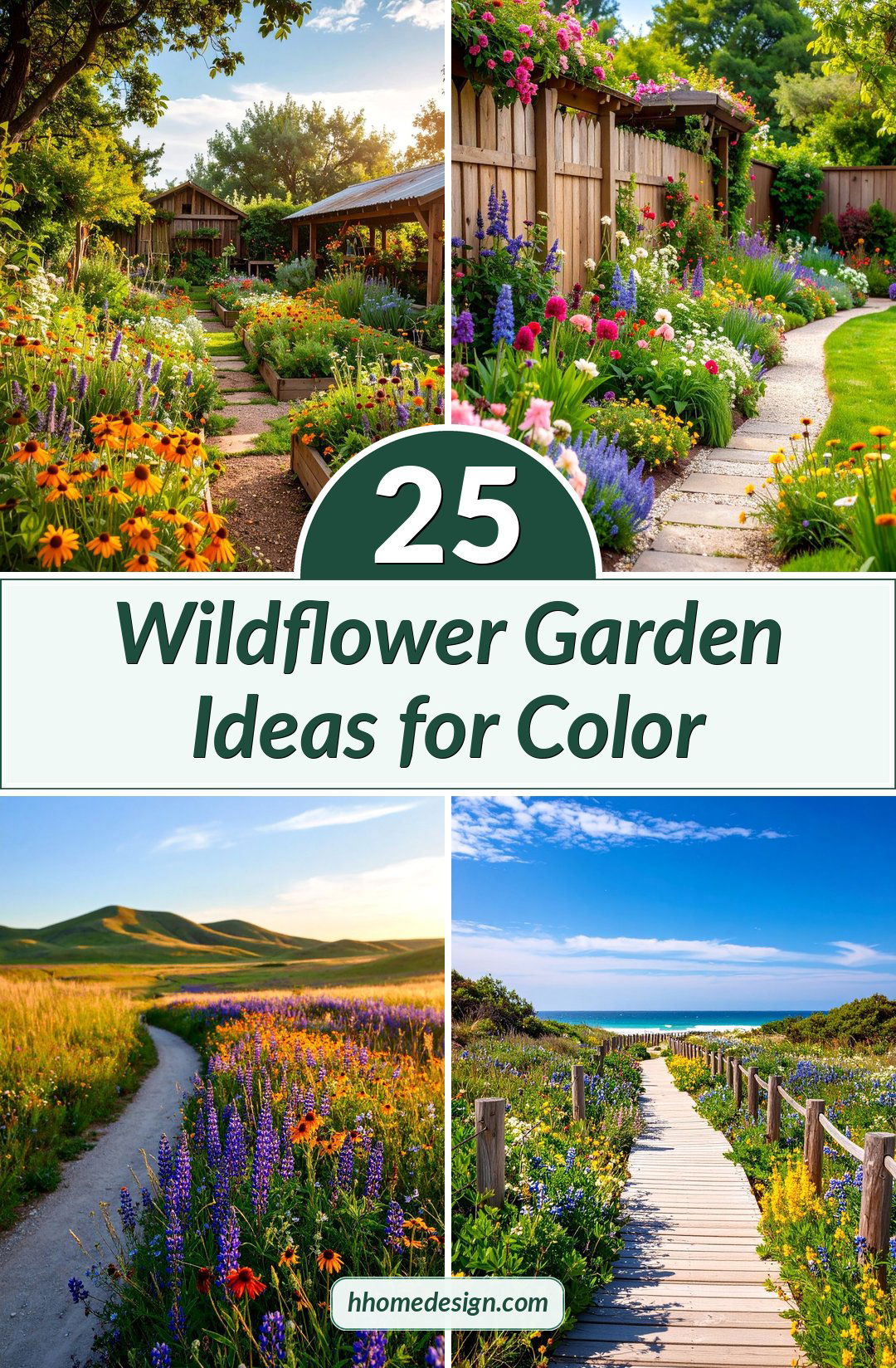 25 Wildflower Garden Ideas for Color