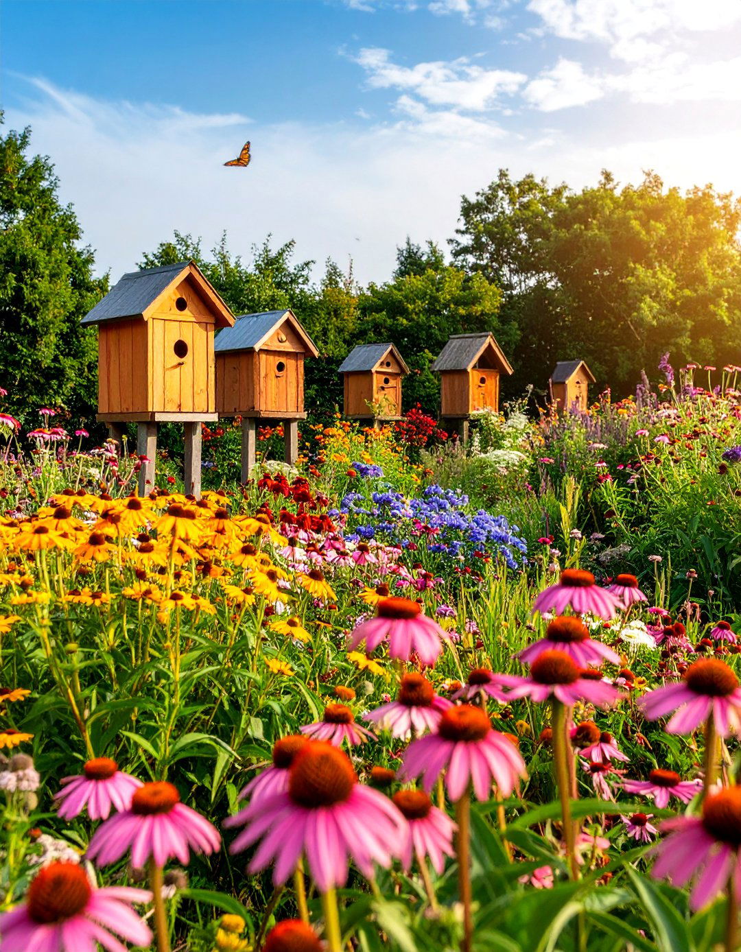 Wildlife Friendly Cottage Garden with Native Plants - 25 Cottage Garden Ideas