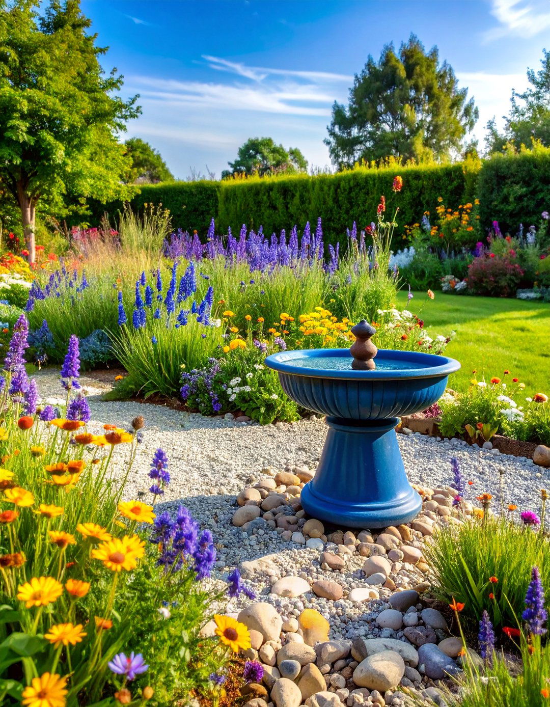 Wildlife Friendly Gravel Garden Meadow - 25 Gravel Garden Ideas
