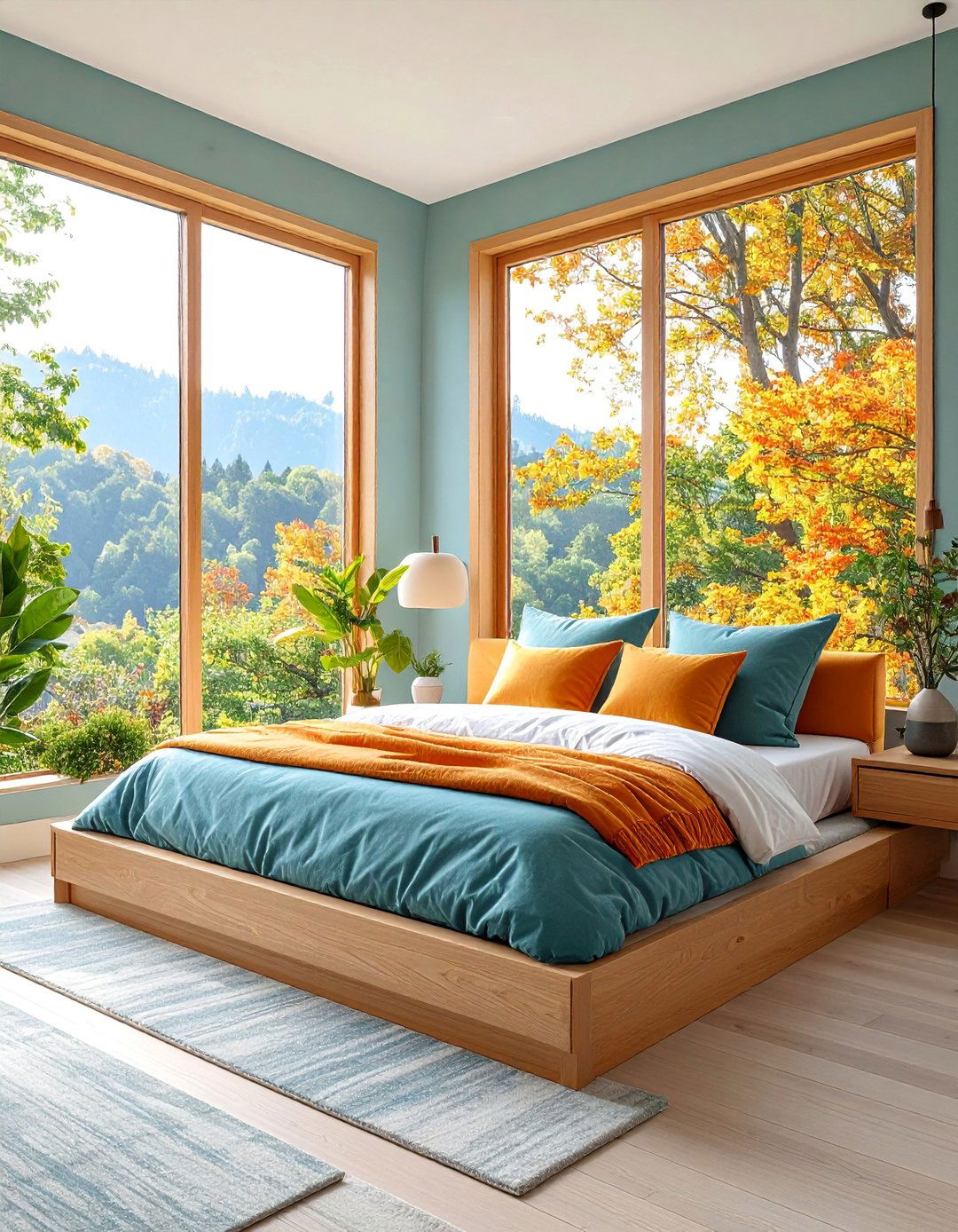 Window Seat Bedroom with Built in Seating - 25 Modern Bedroom Ideas