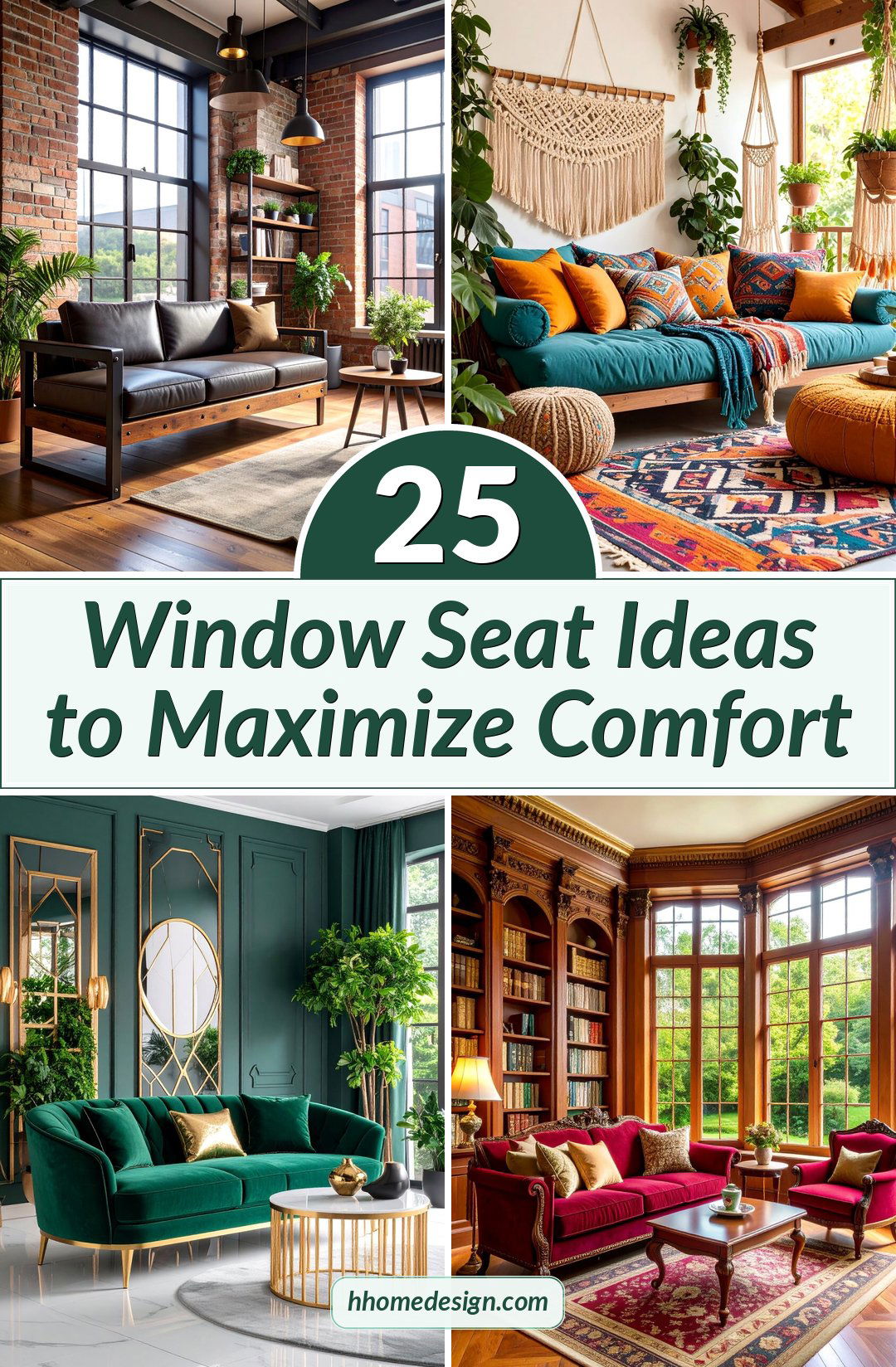 25 Window Seat Ideas to Maximize Comfort