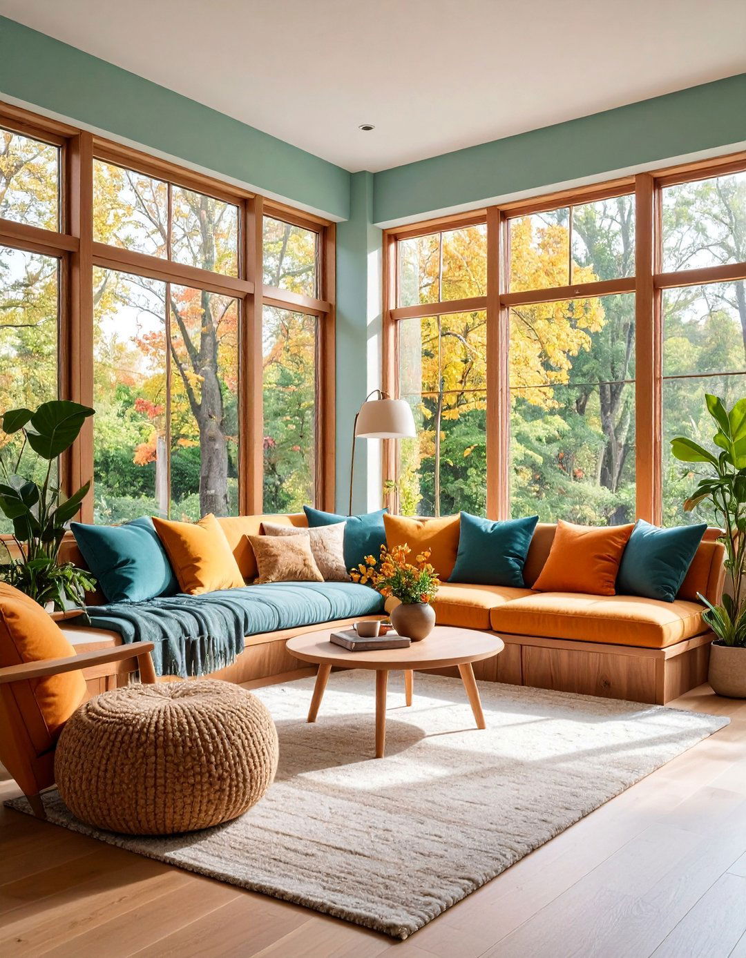 Window Seat Living Room with Built In Seating Storage - 25 Small Living Room Ideas