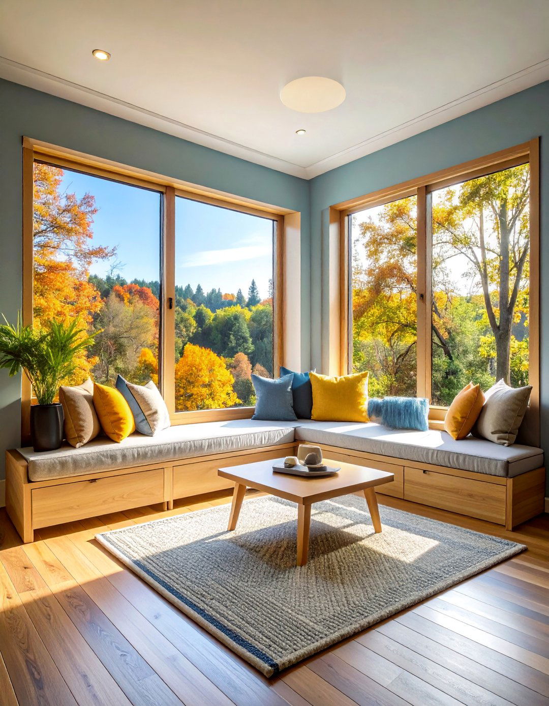 Window Seat Reading Nook Creation - 25 Bedroom Window Ideas