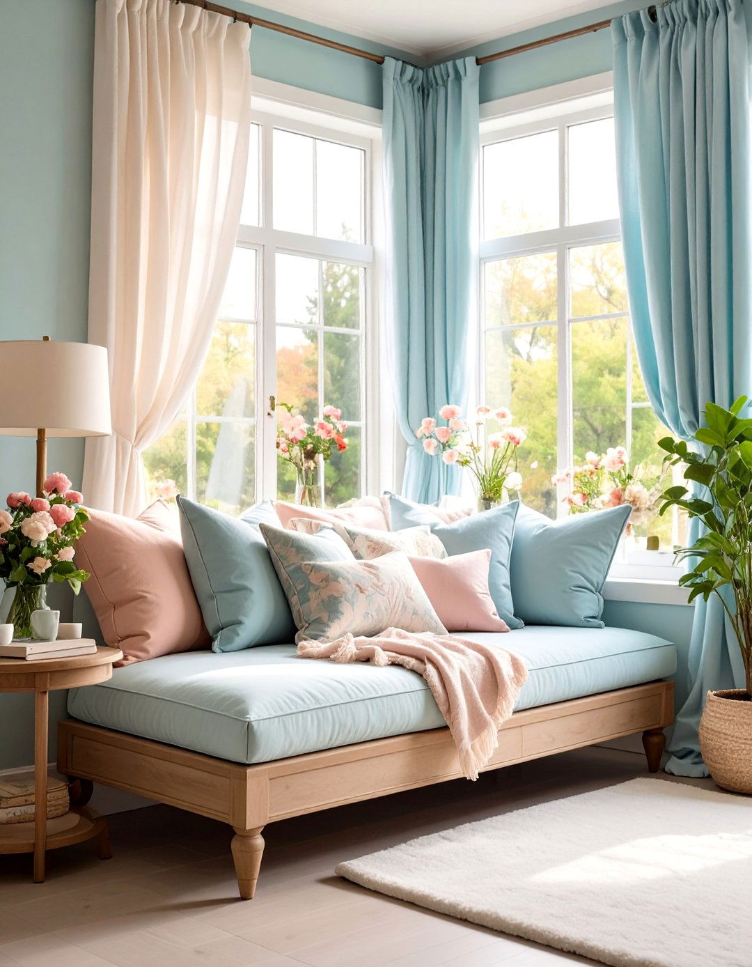 Window Seat Romantic Corner - 25 romantic bedroom ideas