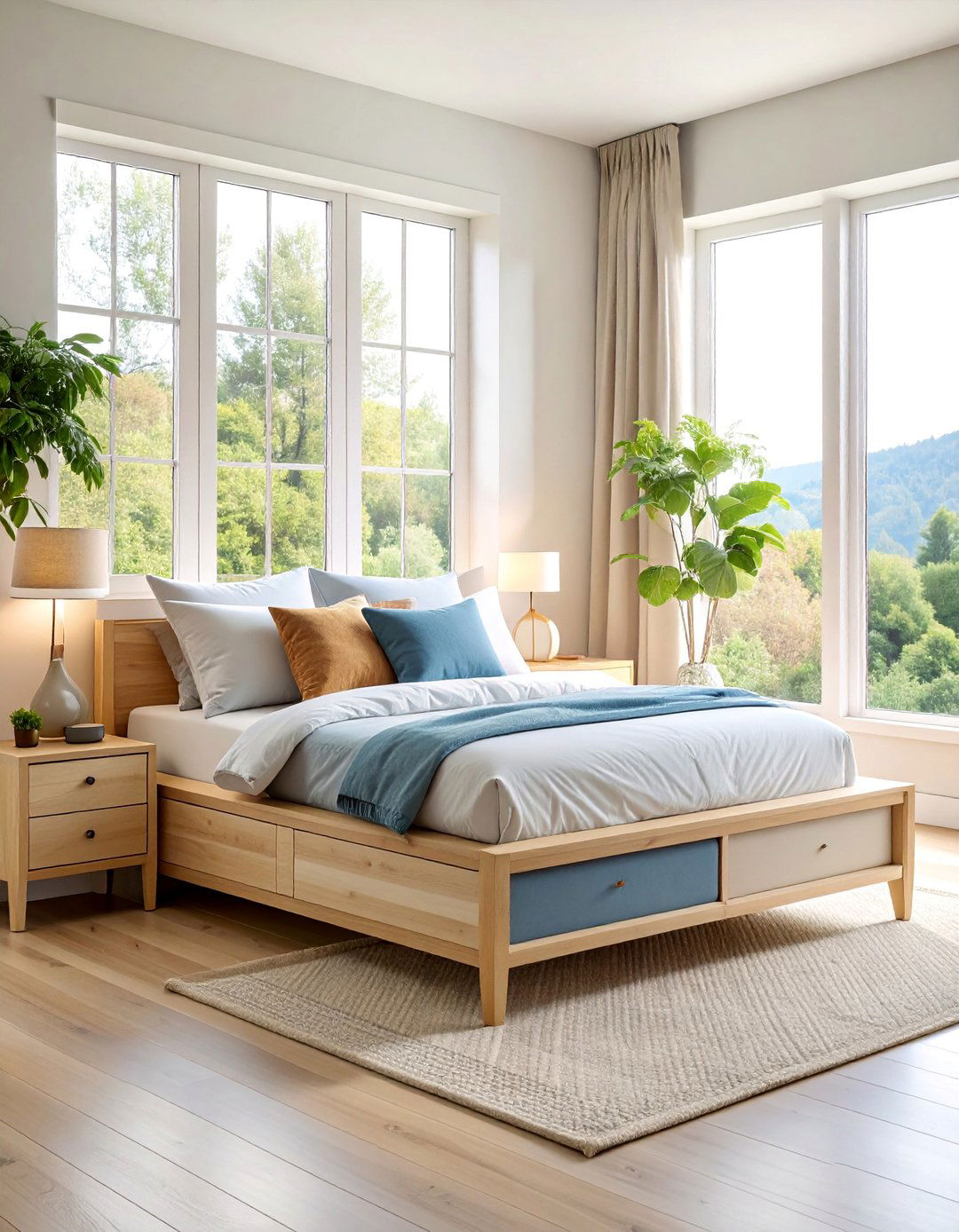 Window Seat Storage Combination - 25 Laundry Basket Storage Ideas