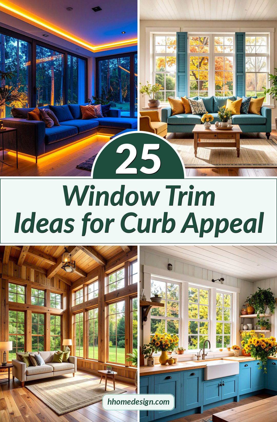 25 Window Trim Ideas for Curb Appeal