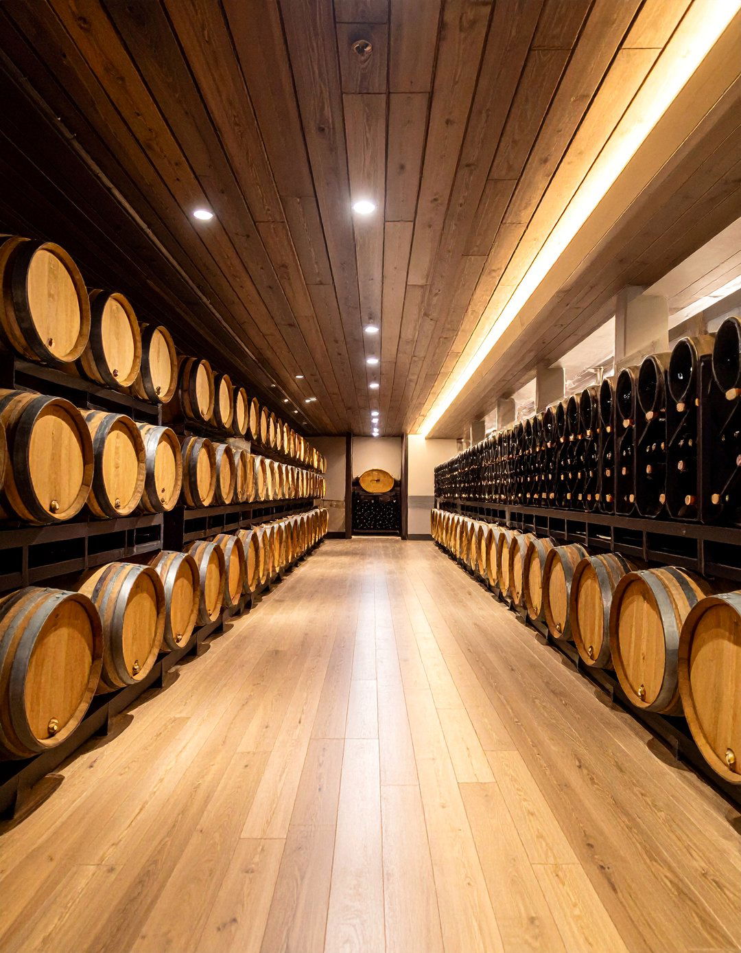 Wine Cellar Beadboard Ceiling for Luxury Storage - 25 Beadboard Ceiling Design Ideas