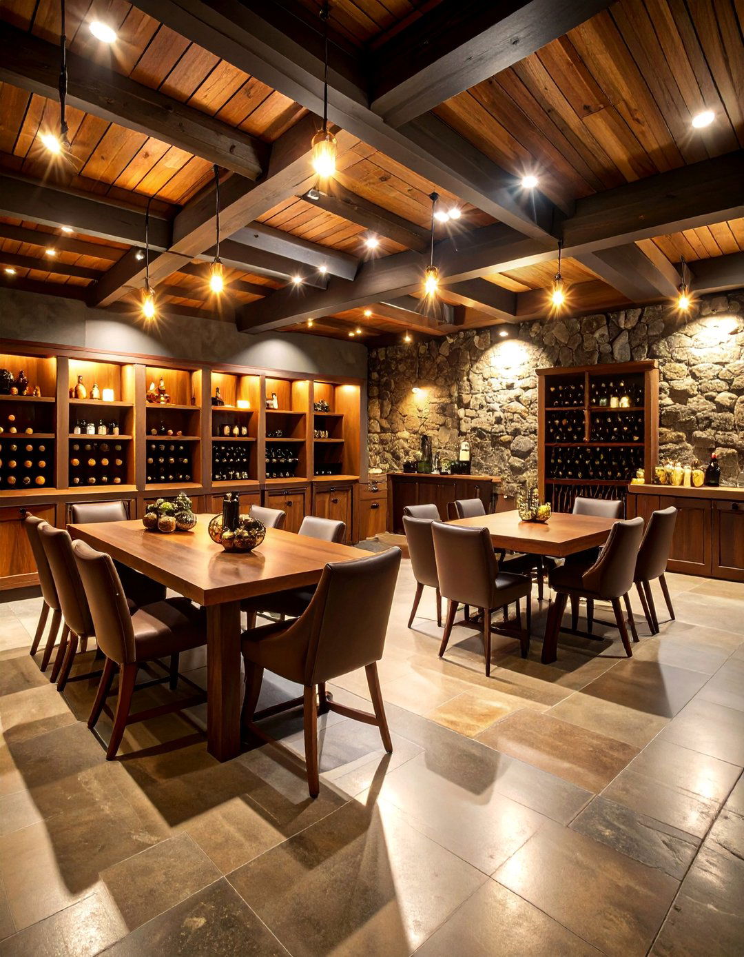 Wine Cellar Style Garage Game Room - 25 Garage Game Room Ideas