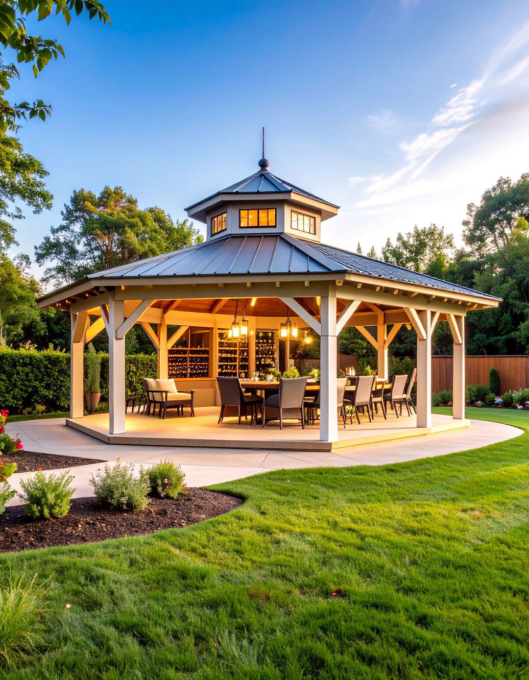 Wine Cellar and Tasting Gazebo - 25 Backyard Gazebo Ideas