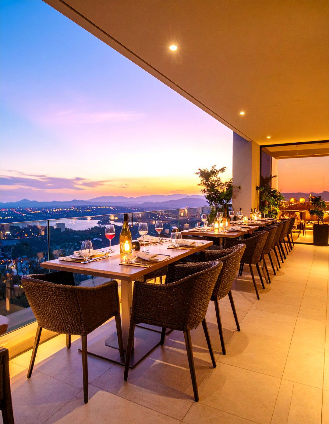 Wine Tasting Terrace - 25 Penthouse Balcony Ideas