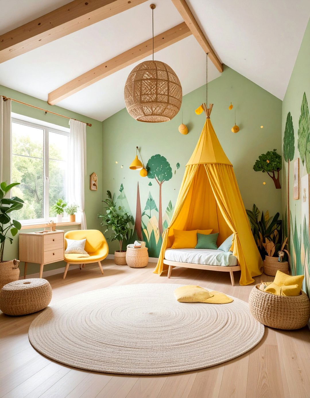 Winnie the Pooh Hundred Acre Wood Nursery - 25 Disney Nursery Ideas