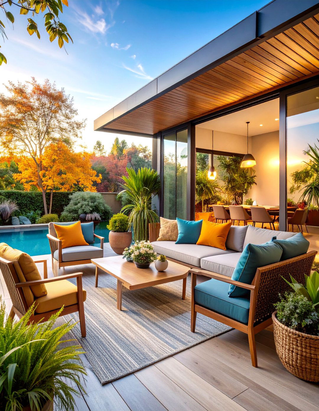 Winter Garden Veranda with Glass Enclosure - 25 Veranda Ideas