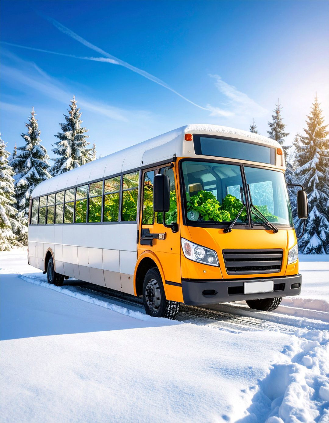 Winter Growing School Bus Greenhouse - 25 School Bus Greenhouse Ideas